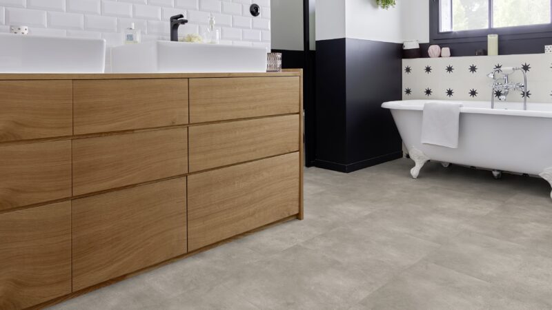 Gerflor 0868 Bloom uni taupe - Image 3