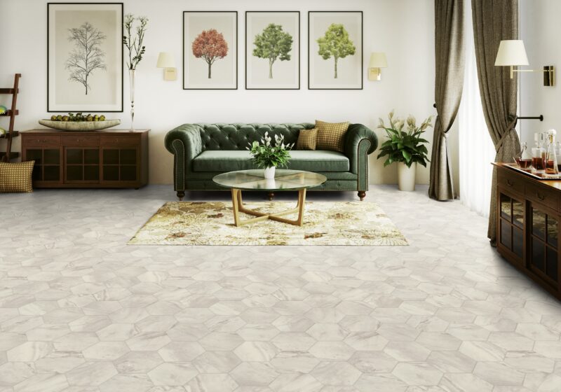 Gerflor 2381 Hexa cream - Image 4