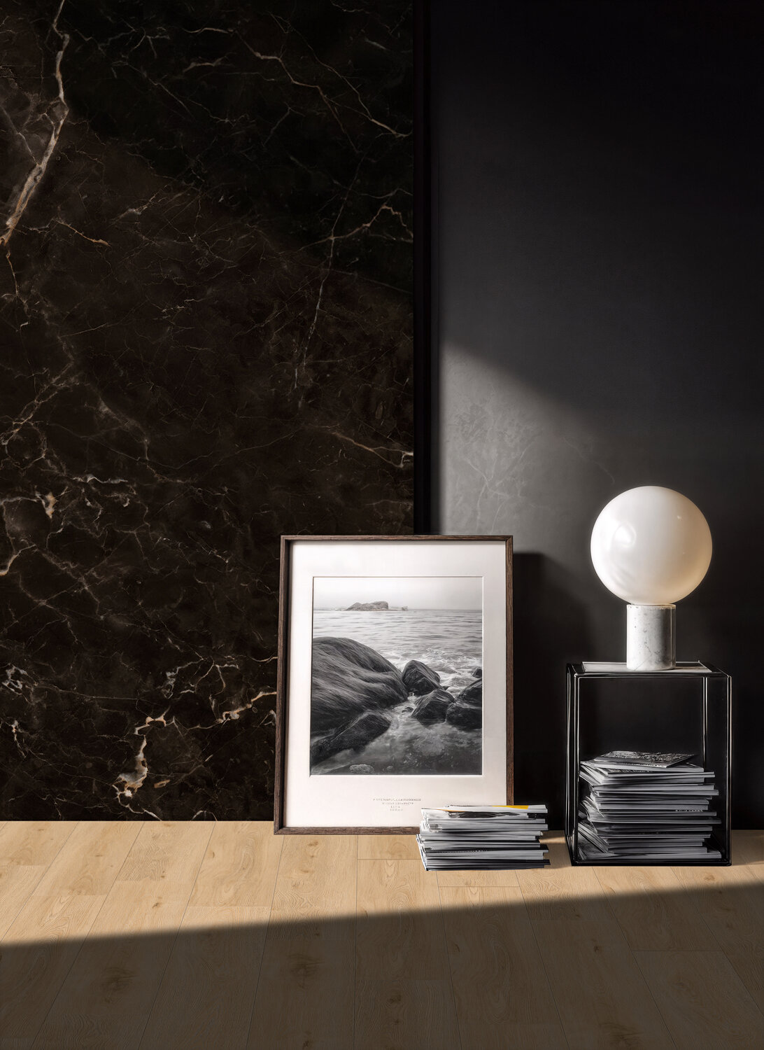 Mural Revela 7098 Marbre Noir Gloss - interier
